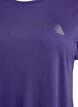 Lang trainings T-shirt, Paars, Packshot image number 2