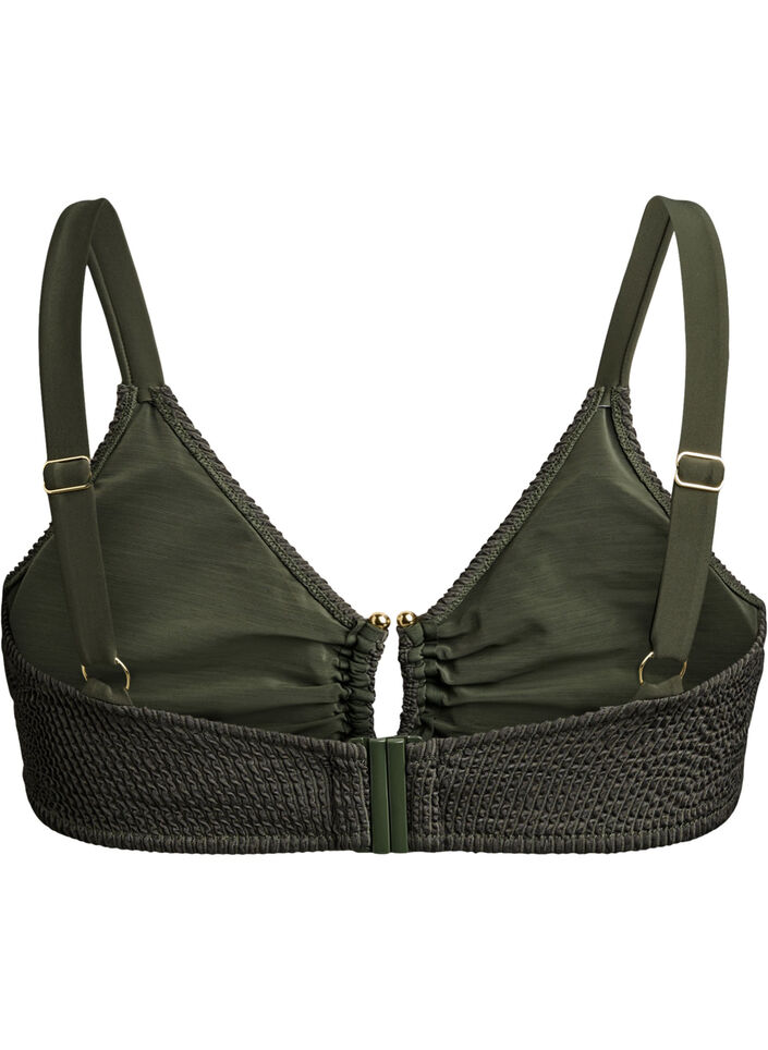 Bikinitop met textuur en een elegant detail, Climbing Ivy, Packshot