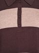 Strik blouse met kraag, Bruin, Packshot image number 2