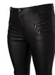Gecoate Amy jeans met ritsdetail, Zwart, Packshot image number 3