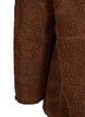 Sportieve teddy fleece jas met ritssluiting, Bruin, Packshot image number 3