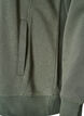 Sweatshirt met hoge kraag en zakken, Groen, Packshot image number 3