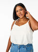 Top met een golvende zoom, Vanille, Model image number 0