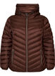 Lichtgewicht jas met capuchon, Bruin, Packshot image number 0
