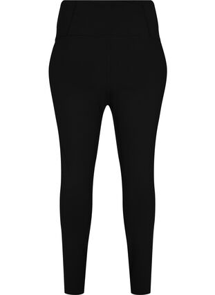 ZizziCORE, SUPER TENSION TIGHTS - Trainingslegging met binnenzak, Black, Packshot image number 1