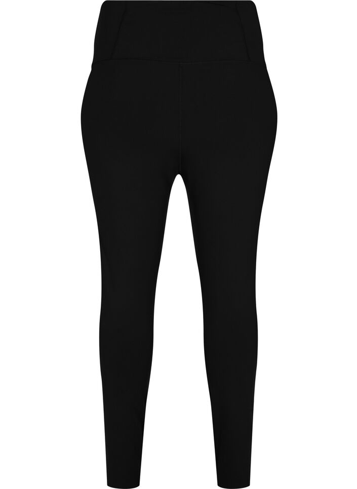 CORE, SUPER TENSION TIGHTS - Trainingslegging met binnenzak, Zwart, Packshot image number 1