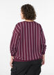 Sweatshirt met strepen en tekstprint, Rood, Model image number 2