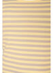 Gestreepte tanktop met een ribstructuur, Geel, Packshot image number 2