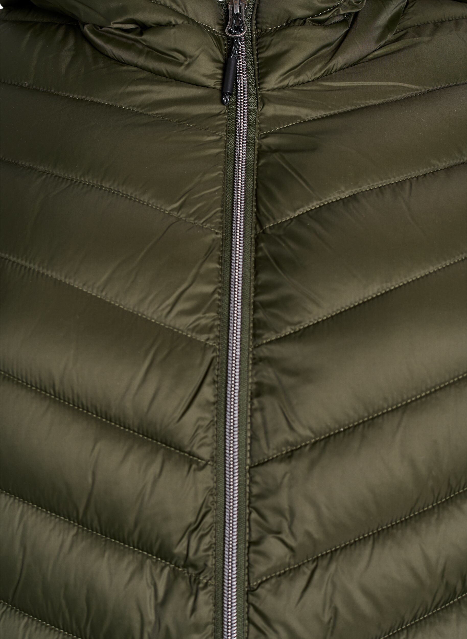 ZizziLichtgewicht jas met capuchon, Groen, Packshot image number 2