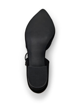 ZizziWide fit - Pumps met dubbele banden, Zwart, Packshot image number 5