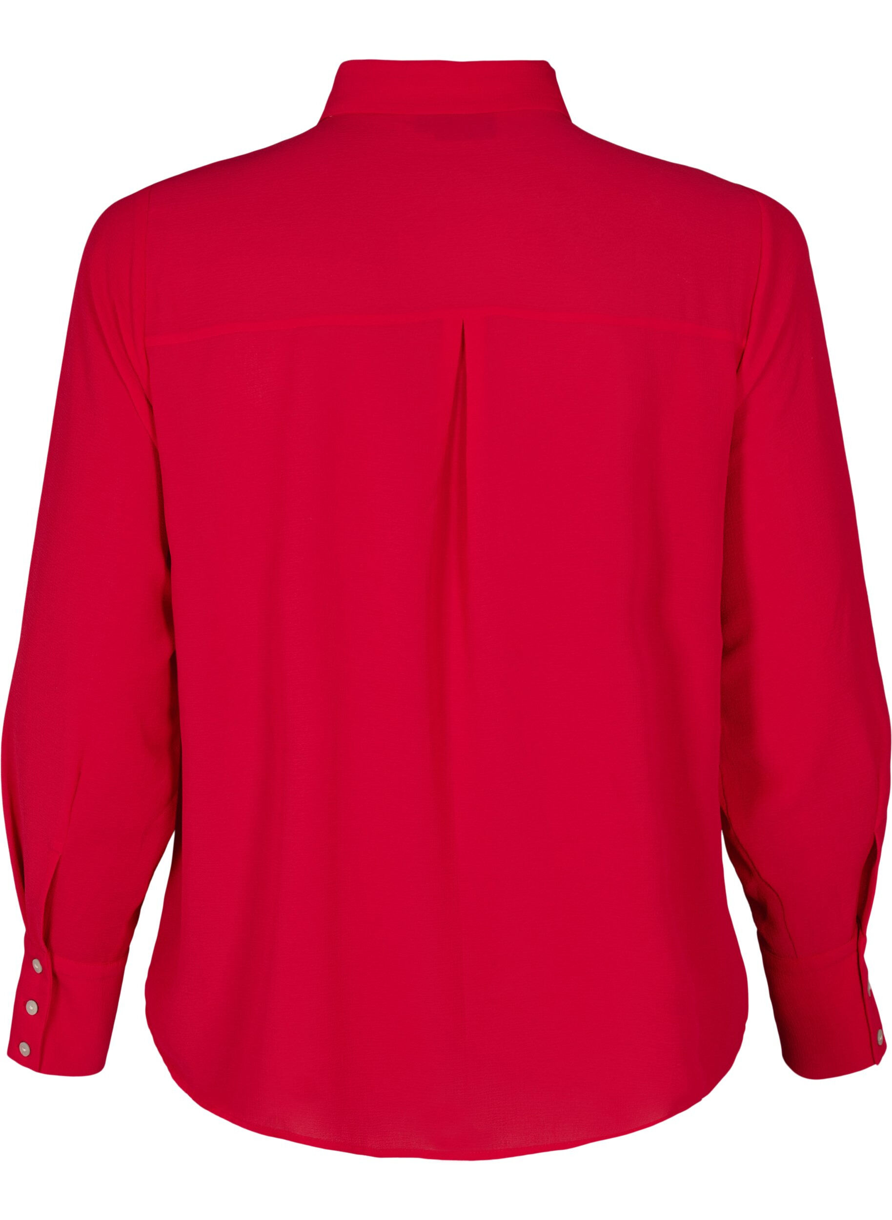 ZizziEffen gekleurd shirt met parels, Rood, Packshot image number 1