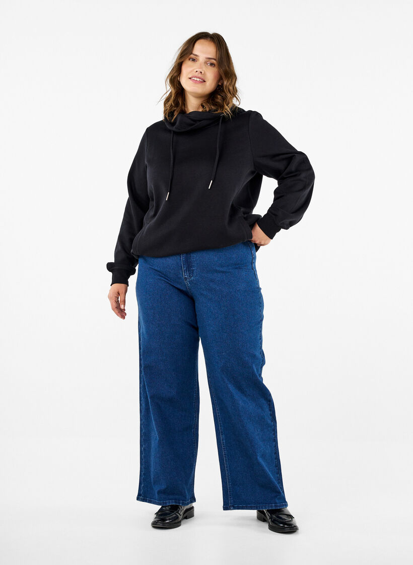 FLASH - Jeans met wijde pijpen, Blue Denim, Model