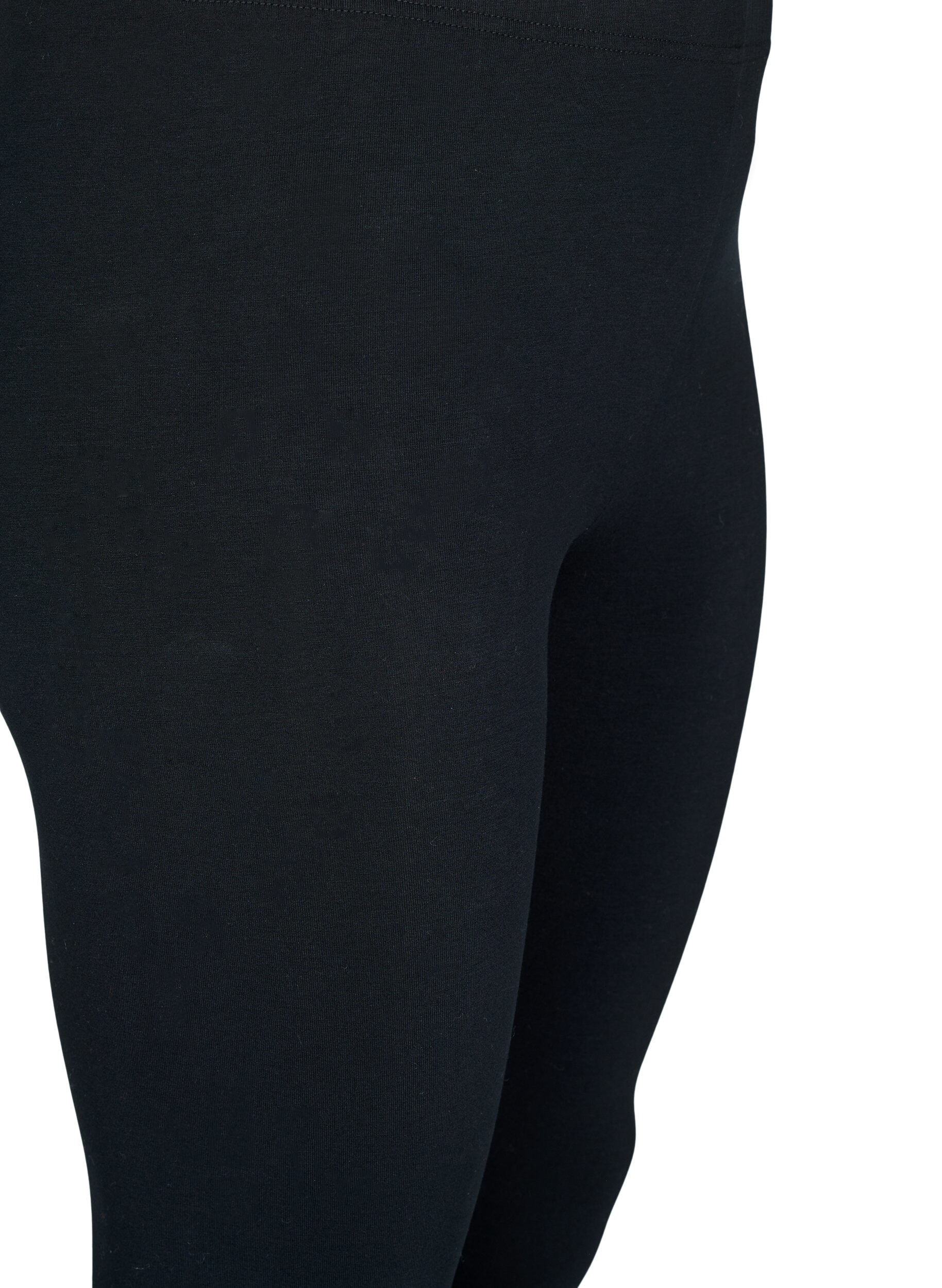 ZizziBasisleggings met extra lengte, Zwart, Packshot image number 2