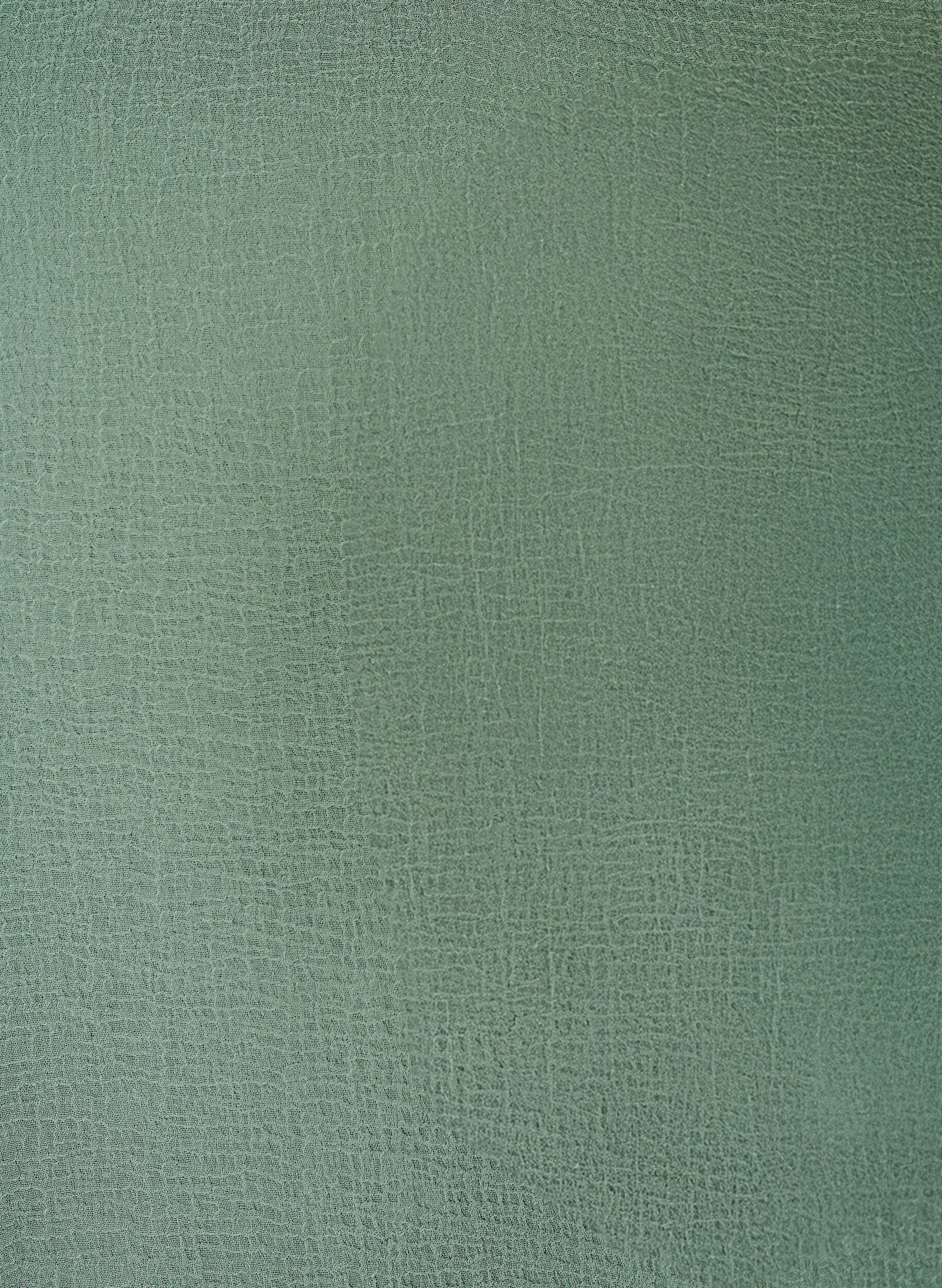 ZizziBlouse met V-hals en ruches, Groen, Packshot image number 2