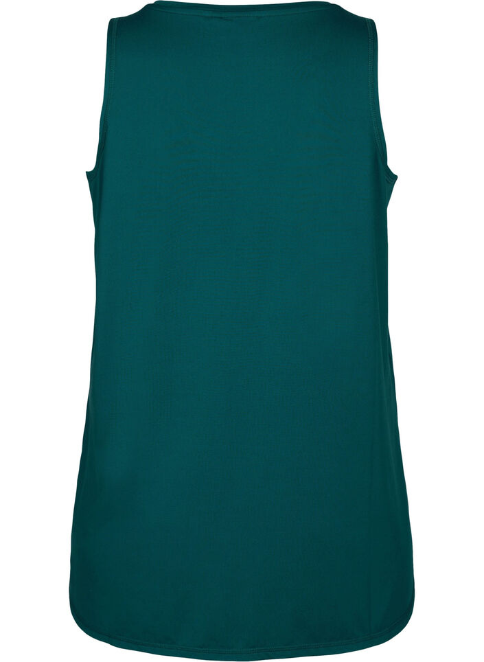 Sporttopje met V-hals, Deep Teal, Packshot image number 1