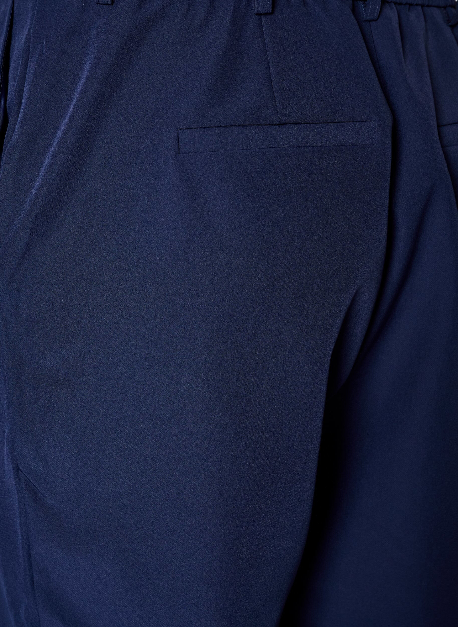 ZizziBroek met zakken en rechte pijpen, Blauw, Packshot image number 3