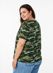 T-shirt met ronde hals en all-overprint, Groen, Model image number 2