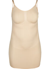 Shapewear jurk met dunne bandjes, Beige Shapewear jurk met dunne bandjes
