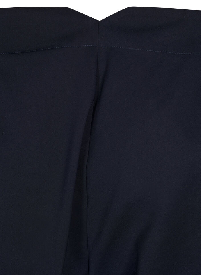 Straight fit broek met een hoge taille, Blauw, Packshot image number 3