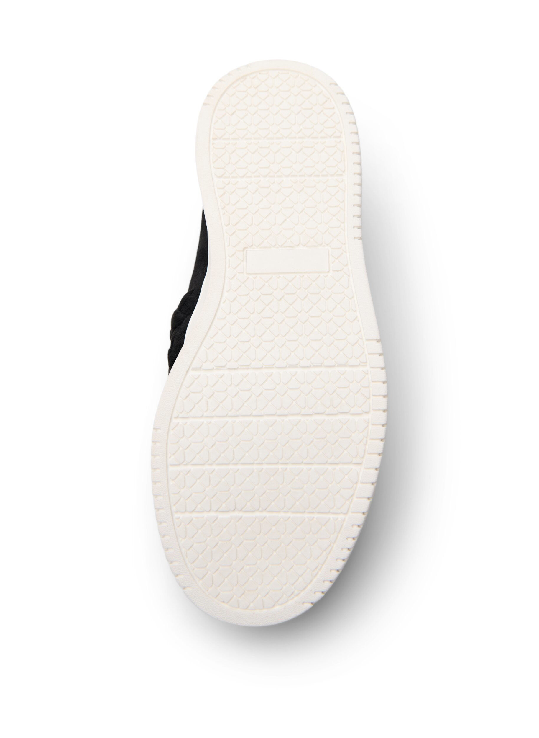 ZizziSchoenen in imitatie-su&egrave;de met gevlochten bandjes, Zwart, Packshot image number 4