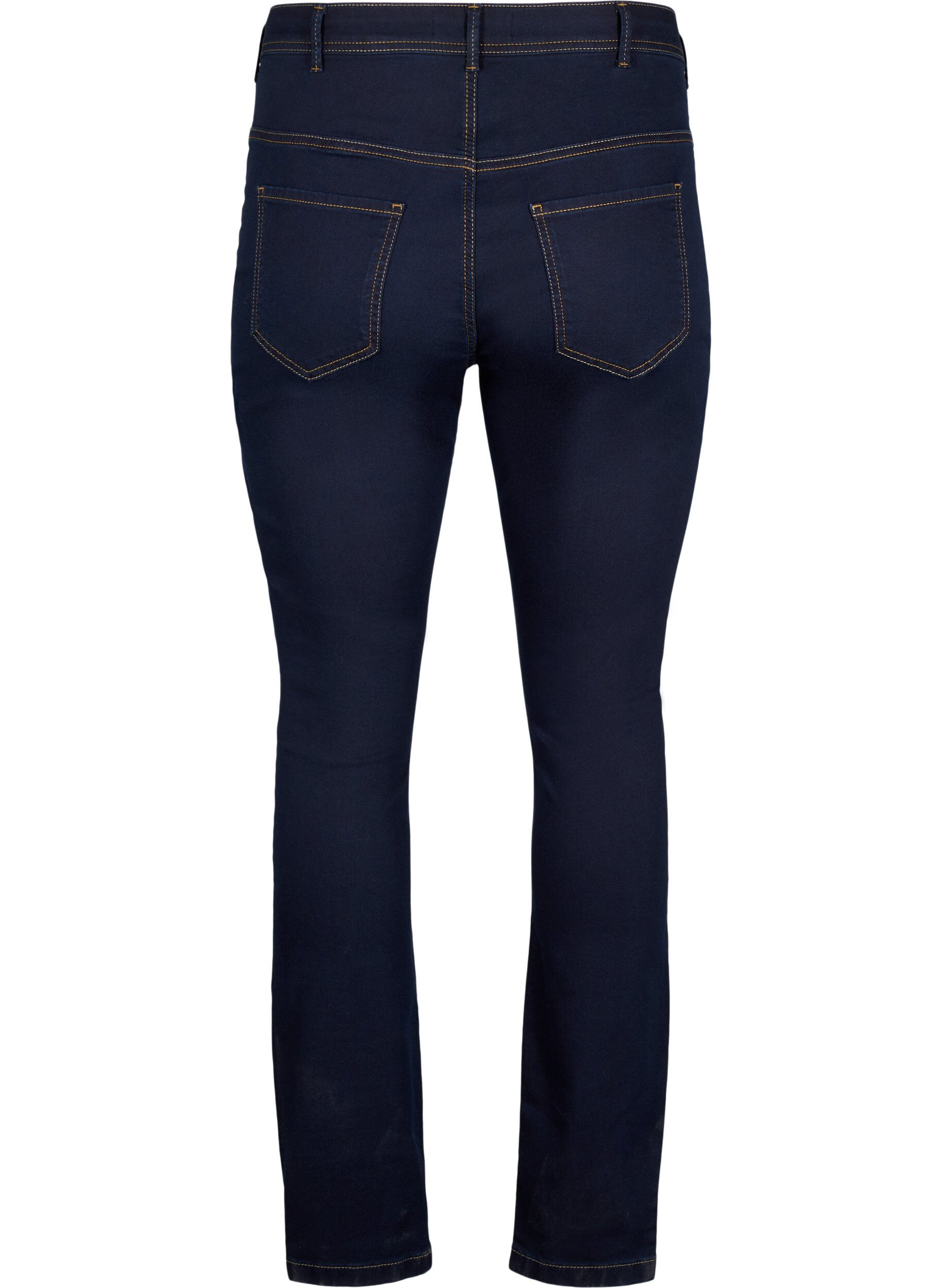 ZizziSuper strakke Amy jeans met hoge taille, Blauw, Packshot image number 1