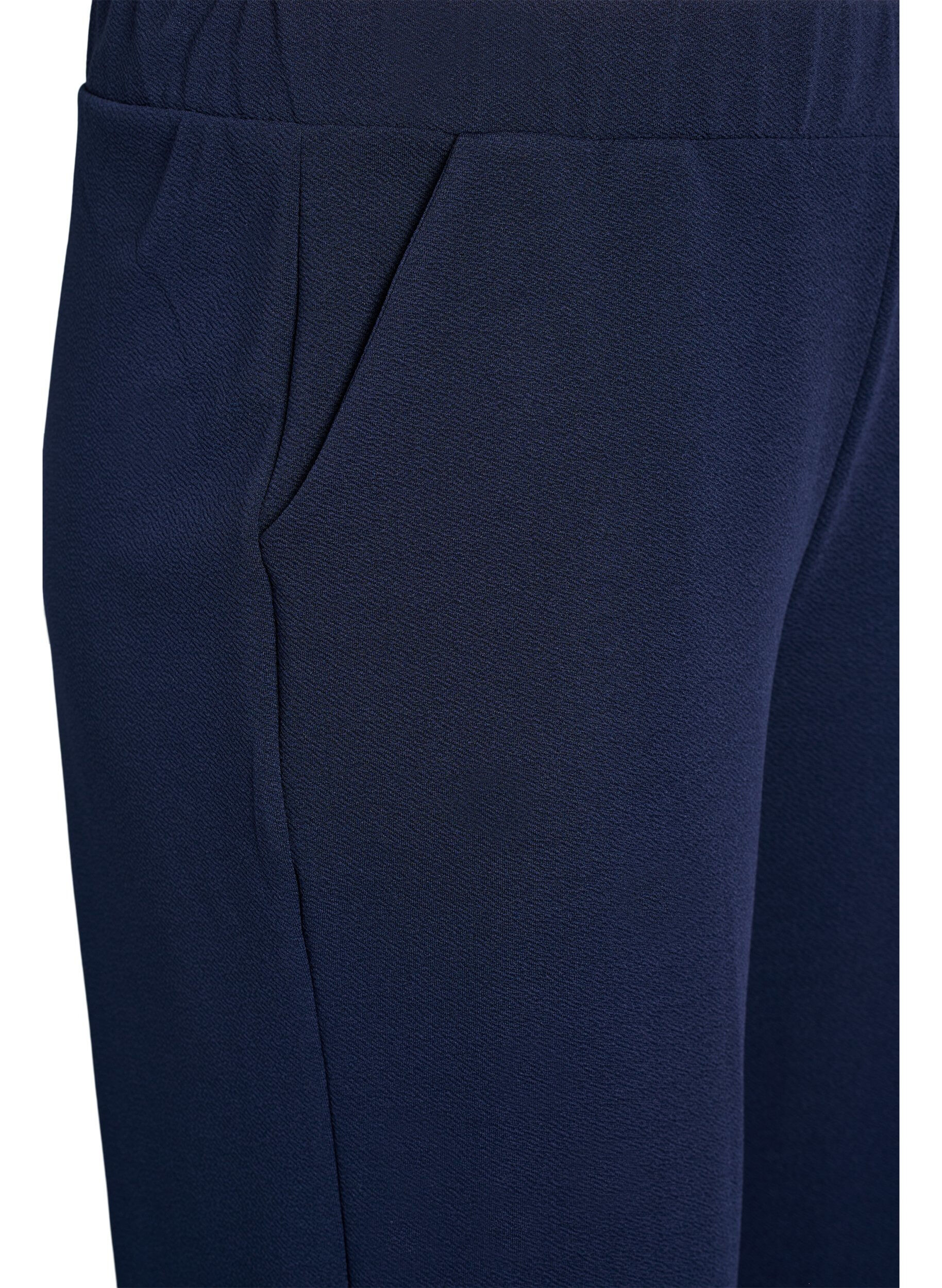 ZizziLosse broek met 7/8 lengte, Blauw, Packshot image number 2
