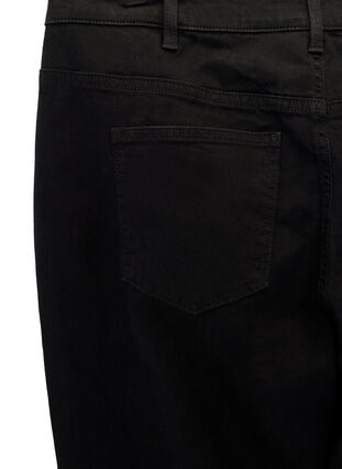 ZizziHigh-waisted Gemma jeans met een regular fit, Zwart, Packshot image number 3
