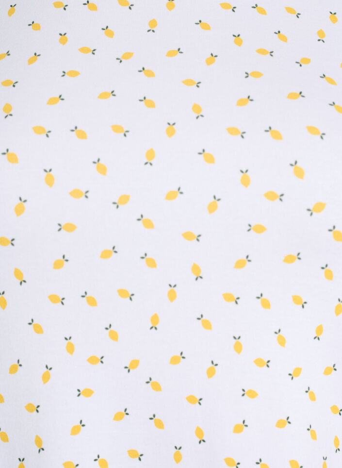 Katoenen T-shirt met all-over print, Wit, Packshot image number 2