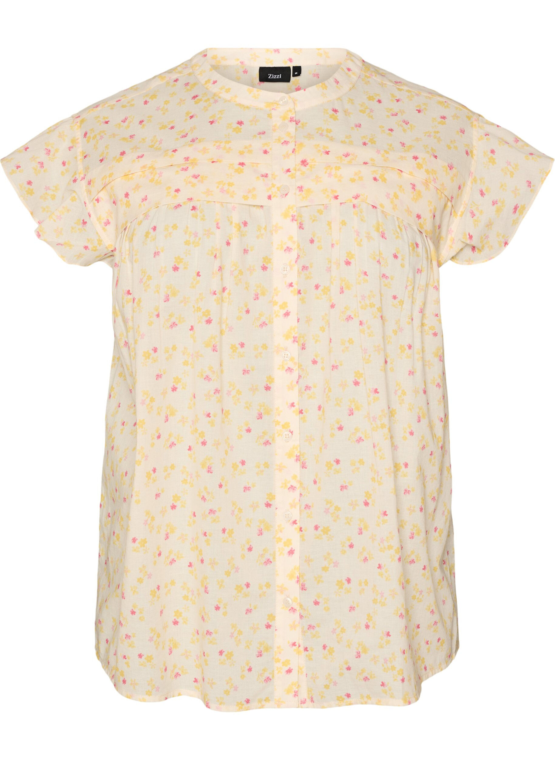Mouwloze A-lijn katoenen blouseshirt