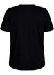 T-shirt met print, Zwart, Packshot image number 1