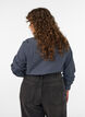 Geruit overhemd met strasssteentjes, Blauw, Model image number 2