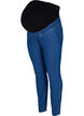 Zwangerschapsjeggings met achterzakken, Blauw, Packshot image number 0
