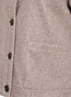 Korte shirtjas met franjes, Beige, Packshot image number 2