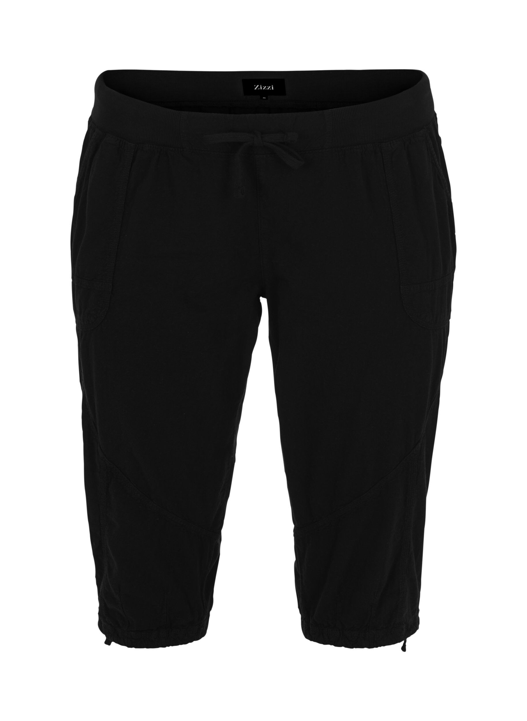 ZizziOnderbroek in katoen, Zwart, Packshot image number 0