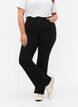 FLASH - Hoog getailleerde jeans met bootcut, Zwart, Model image number 2