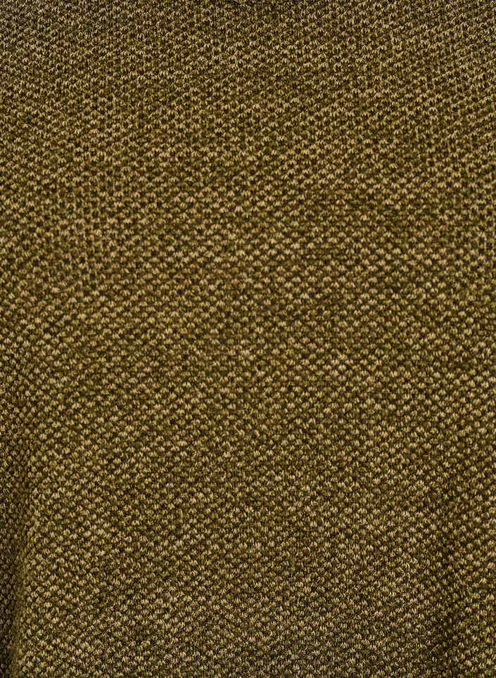 Blouse met lange mouwen en structuur, Groen, Packshot image number 2