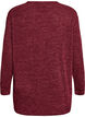 Blouse met lange mouwen en structuur, Donker Bordeaux, Packshot image number 1