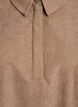 Overhemdblouse met lange mouwen in corduroy, Bruin, Packshot image number 2