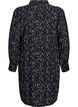 Shirt jurk met strikceintuur en print, Zwart, Packshot image number 1
