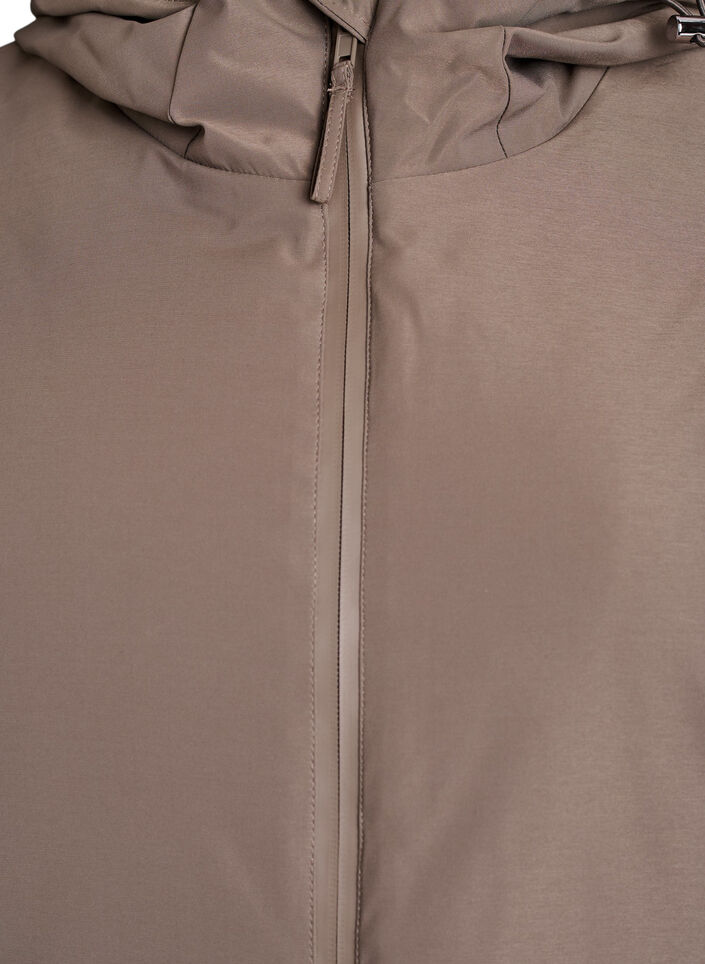 Winterjas met verstelbare taille, Bruin, Packshot image number 2