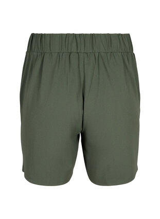 ZizziKorte broek met zakken en losse pasvorm, Groen, Packshot image number 1