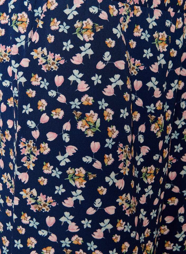 Culottebroek met print, Blauw, Packshot image number 2