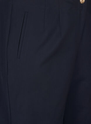 ZizziStraight fit broek met een hoge taille, Blauw, Packshot image number 2