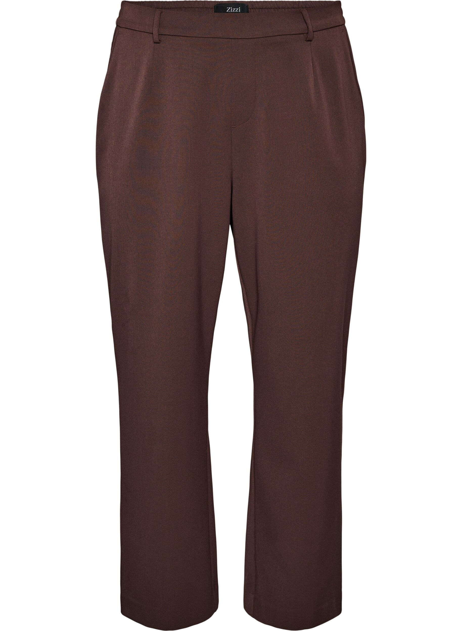 Hoogtailleerde pantalon met rechte pasvorm