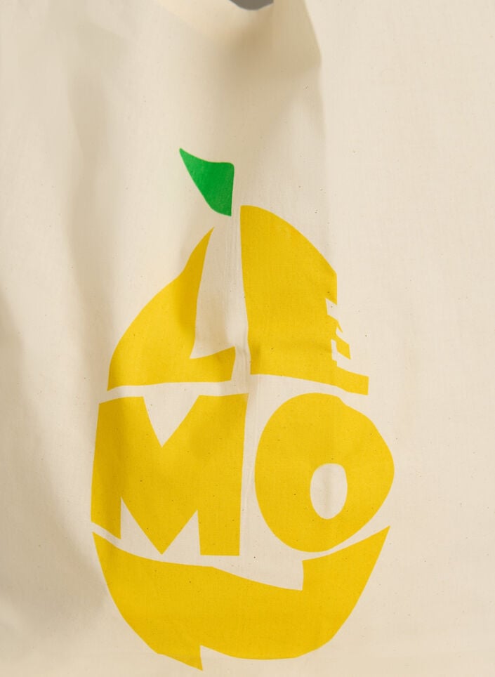Tote bag imprim&eacute;, Jaune, Packshot image number 2