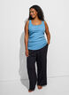 Top met kant, Blauw, Model image number 1