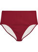 Bikinibroekje met hoge taille en textuur, Rood, Packshot image number 0