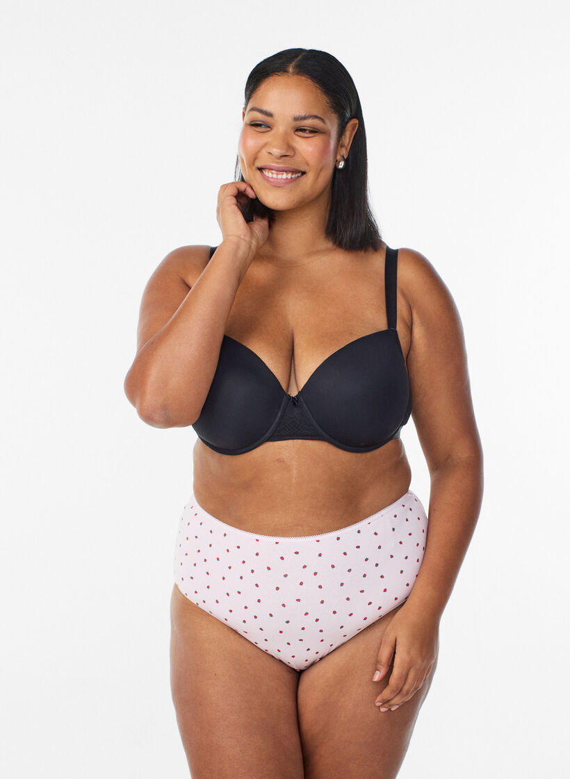 7-pack hipsterslip met normale taille, Rood, Model image number 0