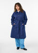 Trenchcoat met riem en splits, Blauw, Model image number 0