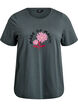 T-shirt met print, Groen, Packshot image number 0